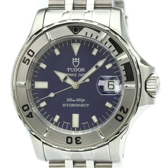 TUDOR Hydronaut Stainless Steel Automatic Mens Watch 89190 Polished
